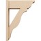 Ekena Millwork 7 1/2-in W x 20-in D x 28-in H Funston Trad Rough Cedar Woodgrain TimberThane Outlooker, Primed Tan OUTUR075X20X28FST04RCPR - alternate 3